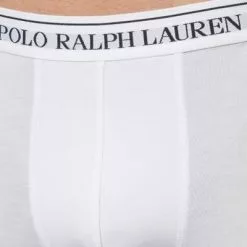 Polo Ralph Lauren Trunk 3er Pack 714513424001 Trunks, Baumwolle-Stretch, Weiß, White -Wäsche Verkaufsshop 109190 norm2