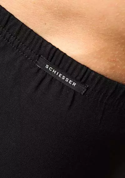 Schiesser Essential Short 2er Pack 205222/000 Trunks, Baumwoll-Stretch, Schwarz 2 Schiesser Essential Short 2er Pack 205222/000 Trunks, Baumwoll-Stretch, Schwarz – Bild 2