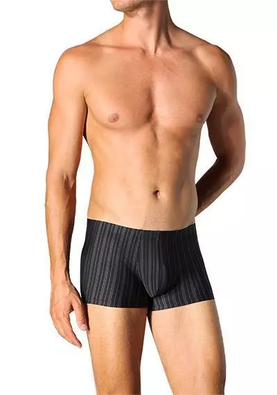 Schiesser Nachtschwärmer Shorts 128626/000 Trunk, Mikrofaser, Schwarz gestreift, Schwarz 1 Schiesser Nachtschwärmer Shorts 128626/000 Trunk, Mikrofaser, Schwarz gestreift, Schwarz