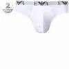EMPORIO ARMANI Hip Brief DP 111321/CC715/04710 Slips, Baumwoll-Stretch, Weiß