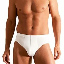 Novila Stretch Cotton Sport-Slip 8035/11/1 Baumwoll-Stretch, Weiß