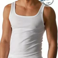Mey NOBLESSE Sport-Shirt weiß 2800/101 Tanktop, Pima Baumwolle