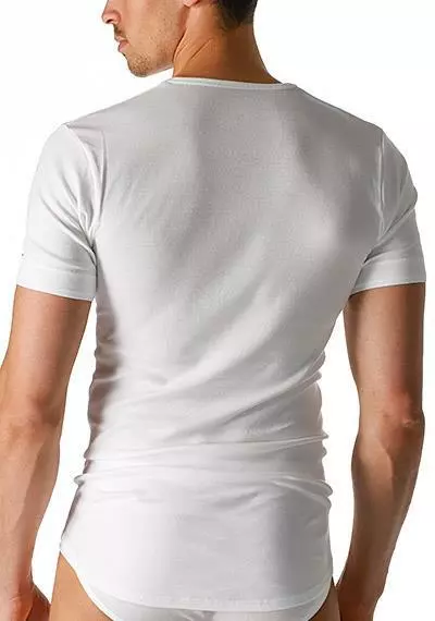 Mey NOBLESSE Shirt 1/2 Arm weiß 2802/101 T-Shirt, Pima Baumwolle 3 Mey NOBLESSE Shirt 1/2 Arm weiß 2802/101 T-Shirt, Pima Baumwolle – Bild 3