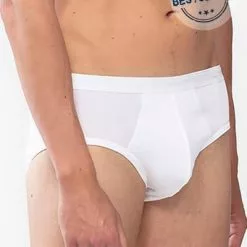 Mey NOBLESSE Men-Slip o.E. weiß 2812/101 Pima Baumwolle