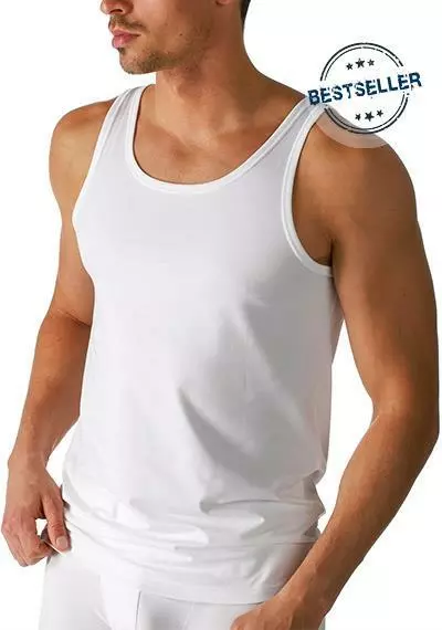 Mey DRY COTTON Athletic-Shirt weiß 46000/101 Tanktop, Baumwolle 1 Mey DRY COTTON Athletic-Shirt weiß 46000/101 Tanktop, Baumwolle