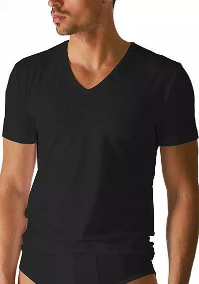 Mey DRY COTTON V-Shirt schwarz 46007/123 T-Shirt, Baumwolle 1 Mey DRY COTTON V-Shirt schwarz 46007/123 T-Shirt, Baumwolle