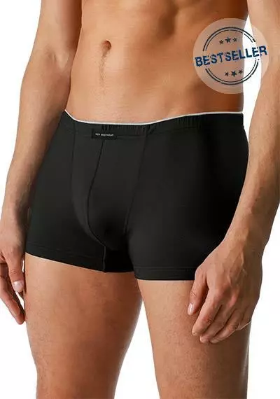 Mey DRY COTTON Shorty 46021/123 Trunk, Baumwolle, Schwarz 2 Mey DRY COTTON Shorty 46021/123 Trunk, Baumwolle, Schwarz – Bild 2