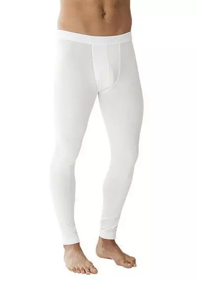 Zimmerli Pureness 700 Legging 700/1349/01 Lange Unterhose, Modal-Stretch, Weiß, White -Wäsche Verkaufsshop 119935 norm