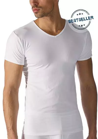 Mey SOFTWARE V-Neck weiß 42507/101 T-Shirt, Modal 1 Mey SOFTWARE V-Neck weiß 42507/101 T-Shirt, Modal
