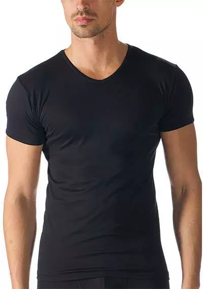 Mey SOFTWARE V-Neck schwarz 42507/123 T-Shirt, Modal 1 Mey SOFTWARE V-Neck schwarz 42507/123 T-Shirt, Modal
