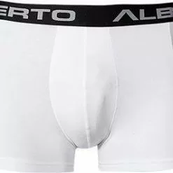 Alberto Short Hero 06347003/100 Trunk, Baumwoll-Stretch weiß, Weiß