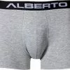 Alberto Short Hero 06347003/960 Trunk, Baumwoll-Stretch, Grau meliert, Grau