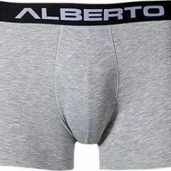 Alberto Short Hero 06347003/960 Trunk, Baumwoll-Stretch, Grau meliert, Grau