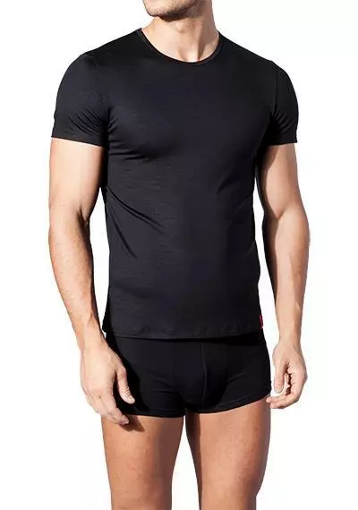 bruno banani Base Line Shirt 2208/1117/007 T-Shirt, Baumwoll-Stretch, Schwarz 1 bruno banani Base Line Shirt 2208/1117/007 T-Shirt, Baumwoll-Stretch, Schwarz