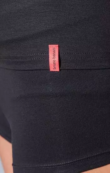 bruno banani Base Line Shirt 2208/1117/007 T-Shirt, Baumwoll-Stretch, Schwarz 2 bruno banani Base Line Shirt 2208/1117/007 T-Shirt, Baumwoll-Stretch, Schwarz – Bild 2