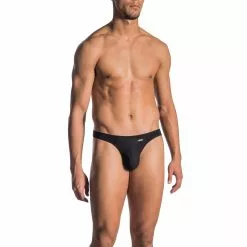 Olaf Benz RED0965 Ministring black 106022/8000 Mikrofaser, Schwarz