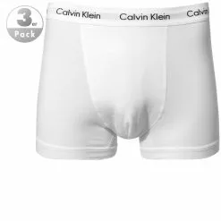 Calvin Klein Underwear Calvin Klein COTTON STRETCH 3er Pack U2662G/100 Trunks, Baumwolle, Weiss