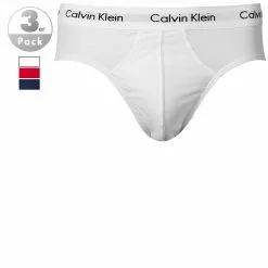 Calvin Klein Underwear Calvin Klein COTTON STRETCH 3er Pack U2661G/I03 Slips, Baumwolle, Navy-weiß-rot, Navy-weiß-red