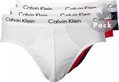 Calvin Klein Underwear Calvin Klein COTTON STRETCH 3er Pack U2661G/I03 Slips, Baumwolle, Navy-weiß-rot, Navy-weiß-red 2 Calvin Klein Underwear Calvin Klein COTTON STRETCH 3er Pack U2661G/I03 Slips, Baumwolle, Navy-weiß-rot, Navy-weiß-red – Bild 2