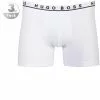 BOSS Boxer Brief 3er Pack 50325404/100 Trunks, Baumwoll-Stretch, Weiß, White