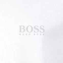 BOSS RH-Shirt 2er Pack white 50325405/100 T-Shirts, Baumwoll-Stretch, Weiß -Wäsche Verkaufsshop 153872 norm3