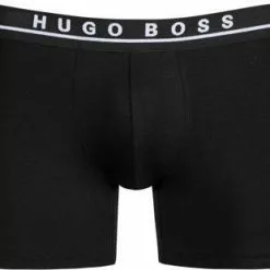 BOSS Boxer Brief 3er Pack 50325404/999 Trunks, Baumwoll-Stretch, Weiß-grau-schwarz, Pre-pack -Wäsche Verkaufsshop 154142 norm3