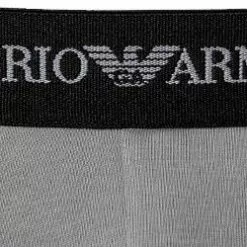 EMPORIO ARMANI Brief 2Pack 111321/CC717/03320 Slips, Baumwoll-Stretch, Schwarz-grau -Wäsche Verkaufsshop 178884 norm3