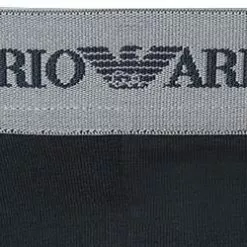 EMPORIO ARMANI Brief 2Pack 111321/CC717/13742 Slips, Baumwoll-Stretch, Mittelgrau-nachtblau, Grau-blau -Wäsche Verkaufsshop 178886 norm4