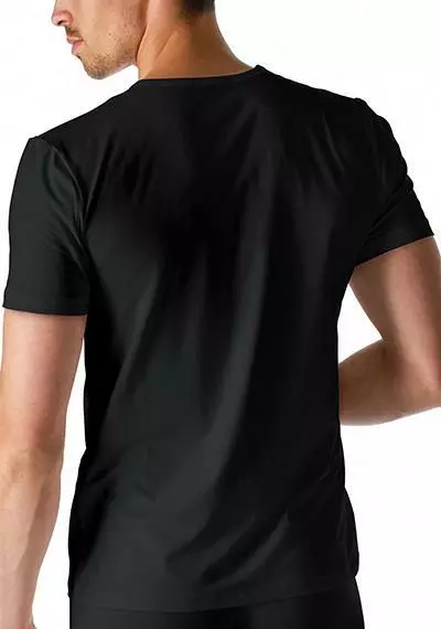 Mey DRY COTTON 1/2 Arm-Shirt 46002/123 T-Shirt, Baumwolle, Schwarz 2 Mey DRY COTTON 1/2 Arm-Shirt 46002/123 T-Shirt, Baumwolle, Schwarz – Bild 2