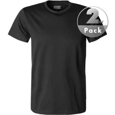 Jockey T-Shirt 2er Pack 120120/999 T-Shirts, Baumwolle, Schwarz 2 Jockey T-Shirt 2er Pack 120120/999 T-Shirts, Baumwolle, Schwarz – Bild 2