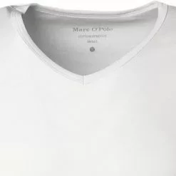 Marc O'Polo Shirt V-Neck 2er Pack 149804/100 T-Shirts, Baumwoll-Stretch, Weiß, White -Wäsche Verkaufsshop 219807 norm2