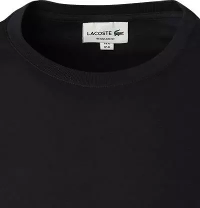 LACOSTE T-Shirt TH2040/031 Longsleeve, Regular Fit, Baumwolle, Schwarz, Noir 2 LACOSTE T-Shirt TH2040/031 Longsleeve, Regular Fit, Baumwolle, Schwarz, Noir – Bild 2