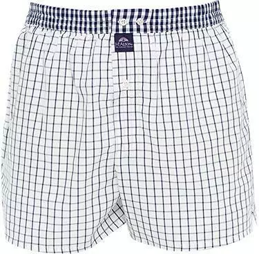 MC ALSON Boxer-Shorts 0224/weiß-blau Boxershorts, Baumwolle, Weiß-blau kariert 1 MC ALSON Boxer-Shorts 0224/weiß-blau Boxershorts, Baumwolle, Weiß-blau kariert