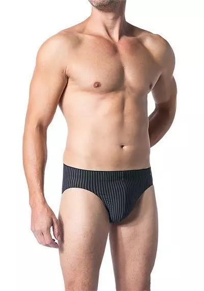 Schiesser Long Life Soft Supermini 149046/001 Slip, Modal, Schwarz-grau gestreift, Blauschwarz 1 Schiesser Long Life Soft Supermini 149046/001 Slip, Modal, Schwarz-grau gestreift, Blauschwarz