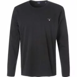 Gant Longsleeve 234502/5 Regular Fit, Baumwolle, Schwarz, Black