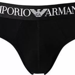 EMPORIO ARMANI Brief 111285/CC729/00020 Slip, Baumwoll-Stretch, Schwarz