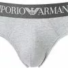 EMPORIO ARMANI Brief 111285/CC729/00048 Slip, Baumwoll-Stretch, Hellgrau meliert, Grau