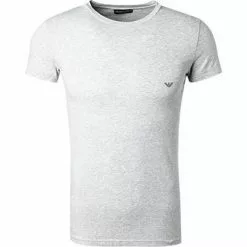 EMPORIO ARMANI T-Shirt 111035/CC729/00048 Baumwolle, Hellgrau meliert, Grau