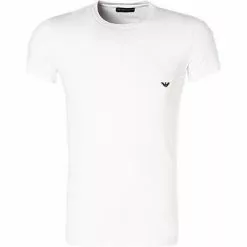 EMPORIO ARMANI T-Shirt 111035/CC729/00010 Baumwolle, Weiß