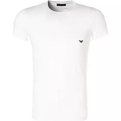 EMPORIO ARMANI T-Shirt 111035/CC729/00010 Baumwolle, Weiß 1 EMPORIO ARMANI T-Shirt 111035/CC729/00010 Baumwolle, Weiß