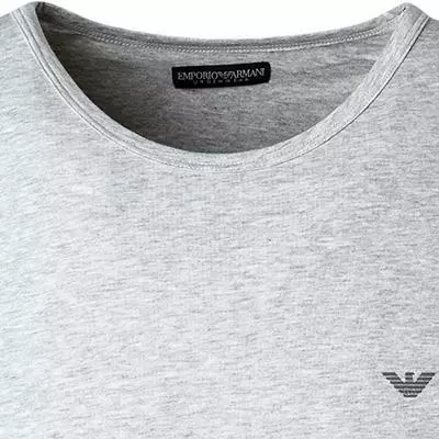 EMPORIO ARMANI Tank Top 110828/CC729/00048 Tanktop, Baumwoll-Stretch, Hellgrau meliert, Grau 2 EMPORIO ARMANI Tank Top 110828/CC729/00048 Tanktop, Baumwoll-Stretch, Hellgrau meliert, Grau – Bild 2