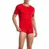 Olaf Benz RED1201 T-Shirt rot 105835/3000 Mikrofaser, Rot gestreift