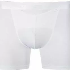 HOM HO1 Long Boxer Brief 359519/0003 Trunk mit Eingriff, Baumwolle, Weiß, White