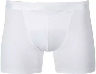 HOM HO1 Long Boxer Brief 359519/0003 Trunk mit Eingriff, Baumwolle, Weiß, White 1 HOM HO1 Long Boxer Brief 359519/0003 Trunk mit Eingriff, Baumwolle, Weiß, White