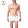 Strellson 3er Pack Shorts 531101/10 Trunks, Baumwoll-Stretch, Weiß, White