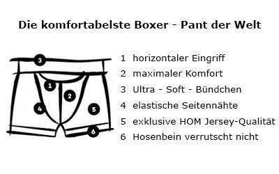 HOM HO1 Boxer Brief 359520/00ZU Trunk, Baumwolle, Grau meliert, Grey 3 HOM HO1 Boxer Brief 359520/00ZU Trunk, Baumwolle, Grau meliert, Grey – Bild 3