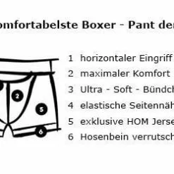 HOM HO1 Mini Brief 359521/0004 Slip, Baumwolle, Schwarz -Wäsche Verkaufsshop 236237 norm3
