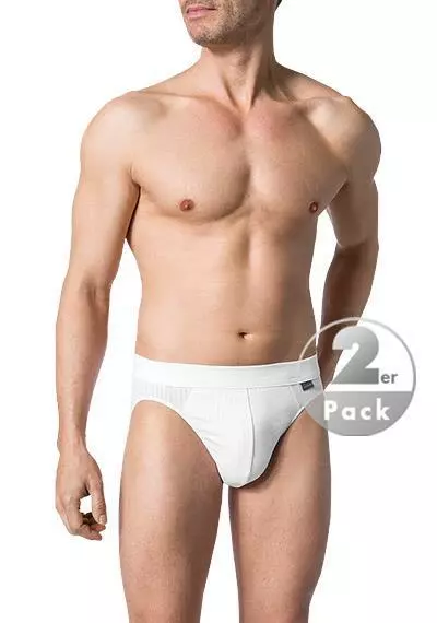 Schiesser Authentic Rio-Slip 2er Pack 105984/100 Slips, Baumwoll-Stretch, Weiß 1 Schiesser Authentic Rio-Slip 2er Pack 105984/100 Slips, Baumwoll-Stretch, Weiß