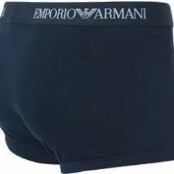 EMPORIO ARMANI Trunk 2er Pack 111613/CC722/15935 Trunks, Baumwolle, Hellgrau-marineblau, Marine-grau -Wäsche Verkaufsshop 239842 norm6
