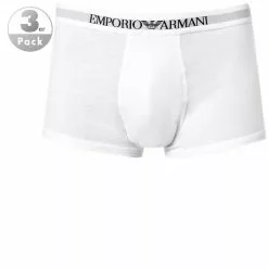 EMPORIO ARMANI Trunk 3er Pack 111610/CC722/16510 Trunks, Baumwolle, Weiß